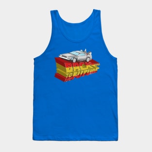 Back To The Future Delorean Tank Top